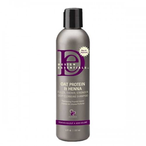 Design Essentials Oat Protein & Deep Cleansing Shampoo 8oz